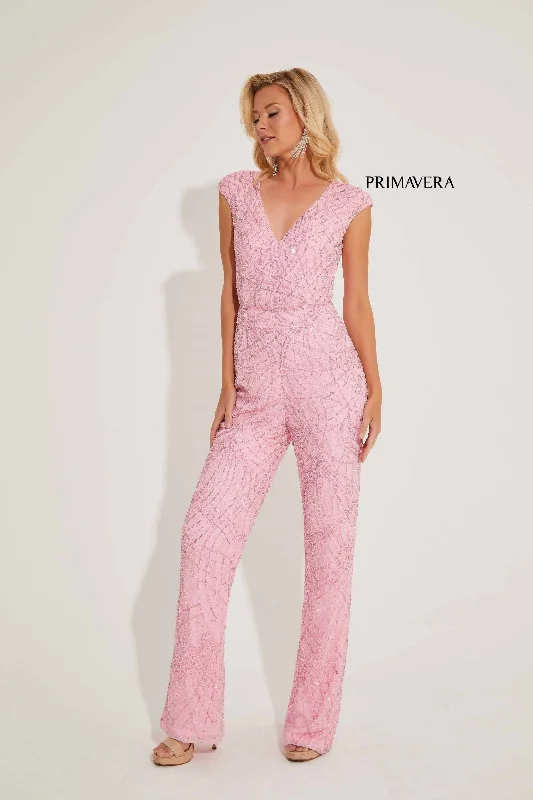 Unbeatable Prices Primavera Couture 4275 Sequin Beaded Formal Jumpsuit