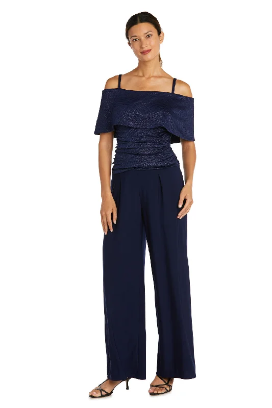 Effortless Style, Endless Impact R&M Richards 9122 Long Formal Jumpsuit