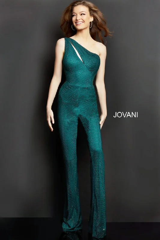 Premium Style Jovani 09018 Long Formal Beaded Jumpsuit