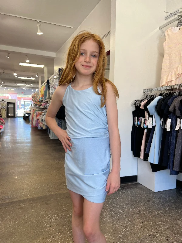 Casual Chic Halter Ruched Dress