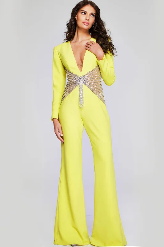 Cool Prices Jovani 26318 Long Sleeve Formal Prom Jumpsuit