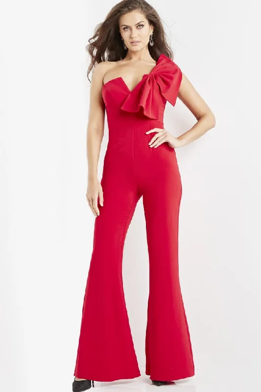 Casual Chic Clothing Jovani 09525 Long Fitted Evening Formal Jumpsuit