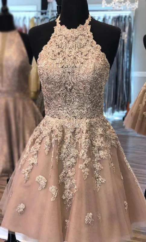 Colorful Clothing Women Lace Prom Dresses Short Cocktail Gowns Girls Homecoming Dresses Short Graduation Dress YHD091