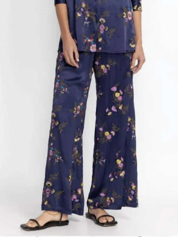 Flash Discount Misty Rayon Easy Pants In Navy