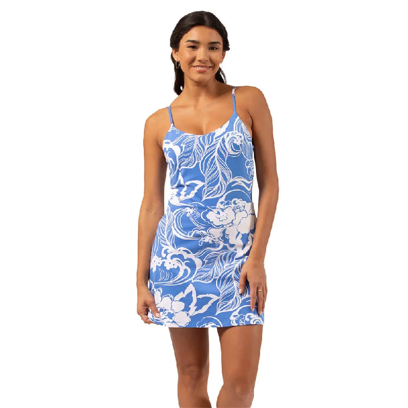 Best Clearance Sales Right Now Tori Richard A Swell Time Rosemary Romper - Dresden Blue