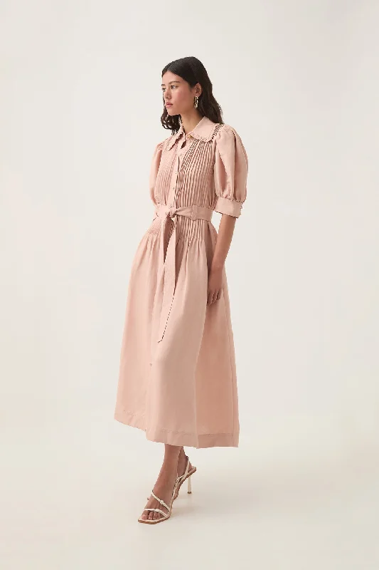 Chic Women’s Clothing for Date Nights Madeleine Belted Midi Dress