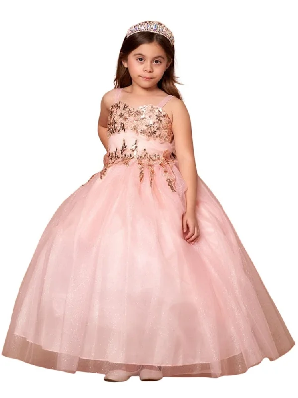 Modern Women’s Wardrobe Essentials Little Girls Blush Embroidered Sweetheart Neckline Flower Girl Dress 2-6
