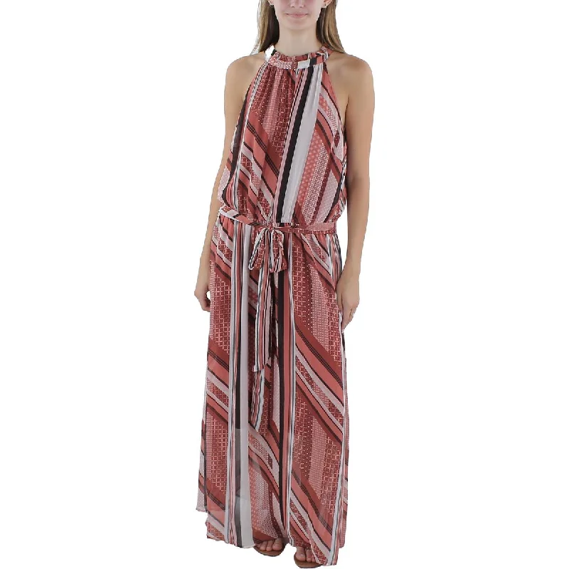 Trendy Women’s Outfits for Casual Wear City Chic Womens Printed Chiffon Maxi Dress