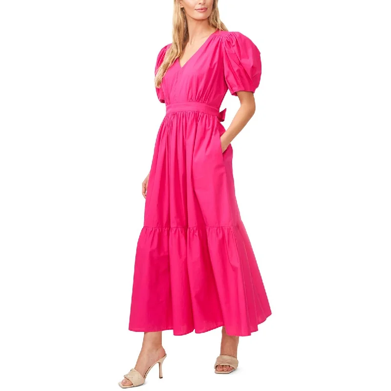 Eclectic Style Wardrobe CeCe Womens Puff Sleeve Long Maxi Dress