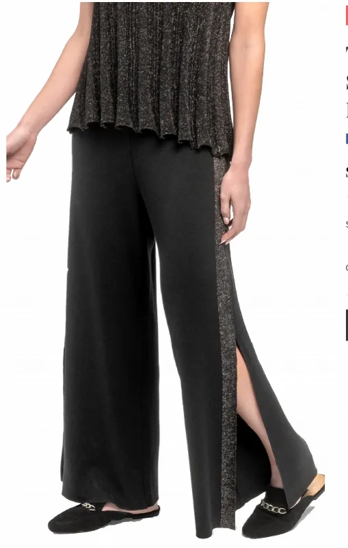 Exclusive Discounts Tracey Wide Leg Knit Pant In Black