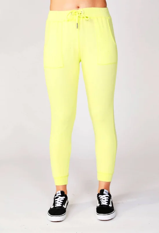 Trend Forward Threads Joggers In Lime