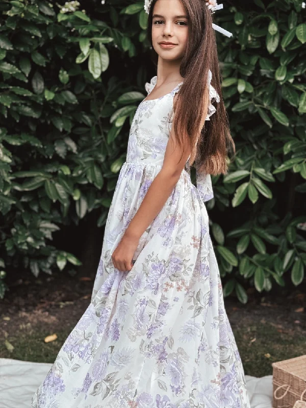 Chic Style Leilani Girls Lilac Dress