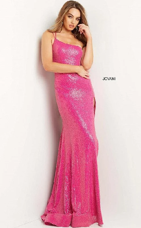 Huge Markdowns Jovani 09105 One Shoulder Long Prom Dress