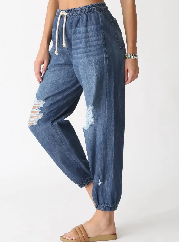 Stylish Everyday Clothing Clifton Pant In Denim