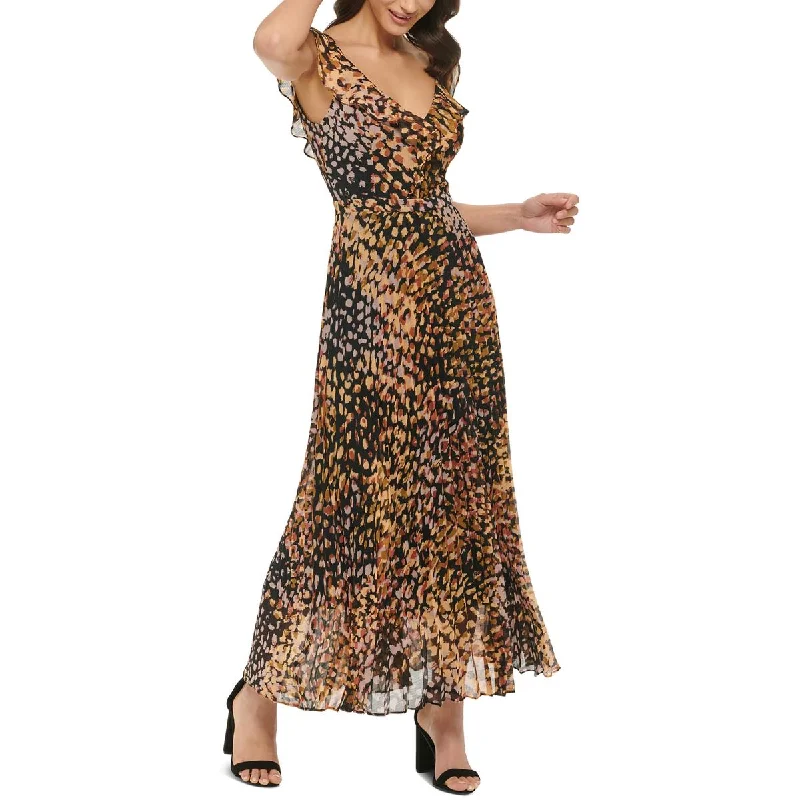 The Latest Fashion Trends Guess Womens V-Neck Long Maxi Dress