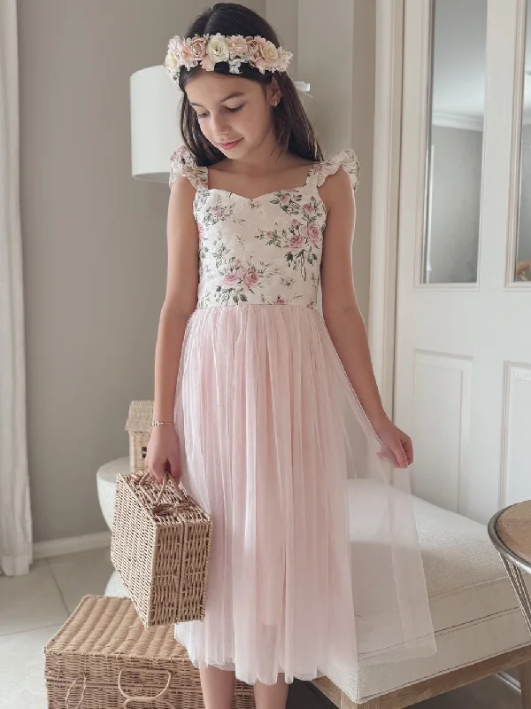 Effortless Chic Apparel Audrey Rose Girls Tulle Dress