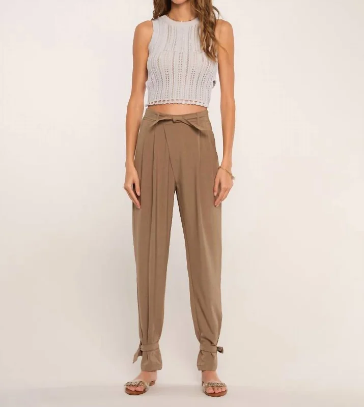 Fashion Sale Declan High Rise Pant In Taupe