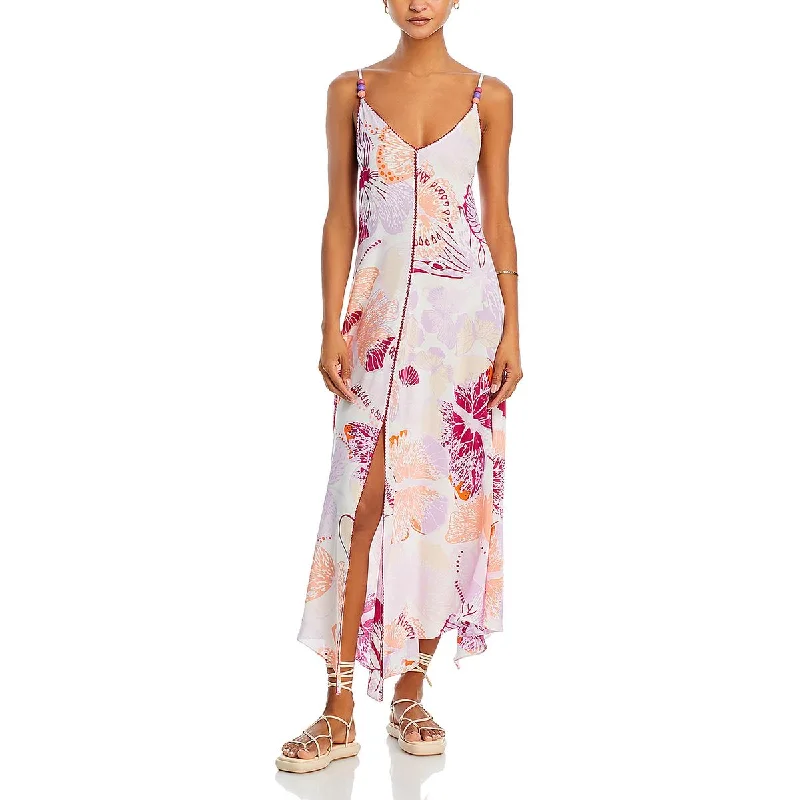 Wardrobe Update Poupette St Barth Womens Printed Maxi Maxi Dress