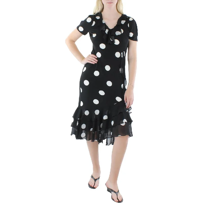 Absurdly Cheap Sale Karl Lagerfeld Paris Womens Dotted Long Maxi Dress