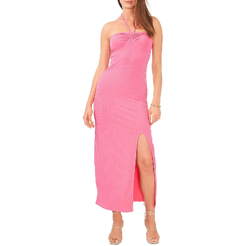 Versatile Wardrobe Essentials 1.State Womens Knit Halter Maxi Dress