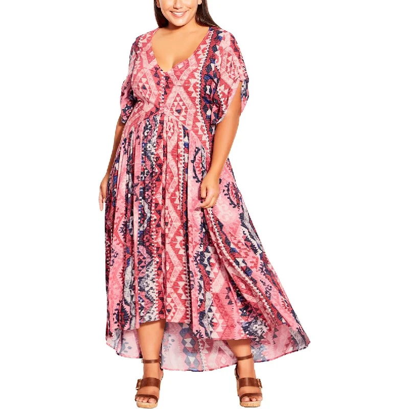 Unleash Your Fashion Avenue Womens Plus   Casual Long Maxi Dress