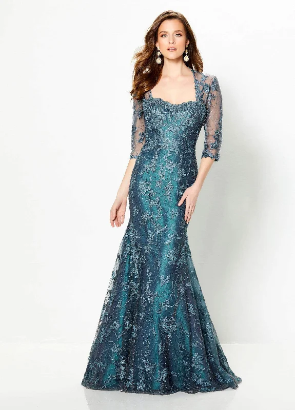 Trend Forward Threads For Her Montage by Mon Cheri - 219979W Embroidered Tulle Mother of the Groom Mermaid Gown