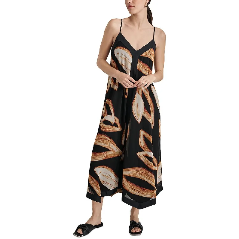 Trendsetting Threads DKNY Womens Adjustable Straps Long Maxi Dress