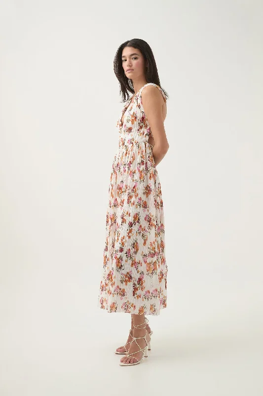 Crazy Price Slashing Becoming Bow Back Midi Dress