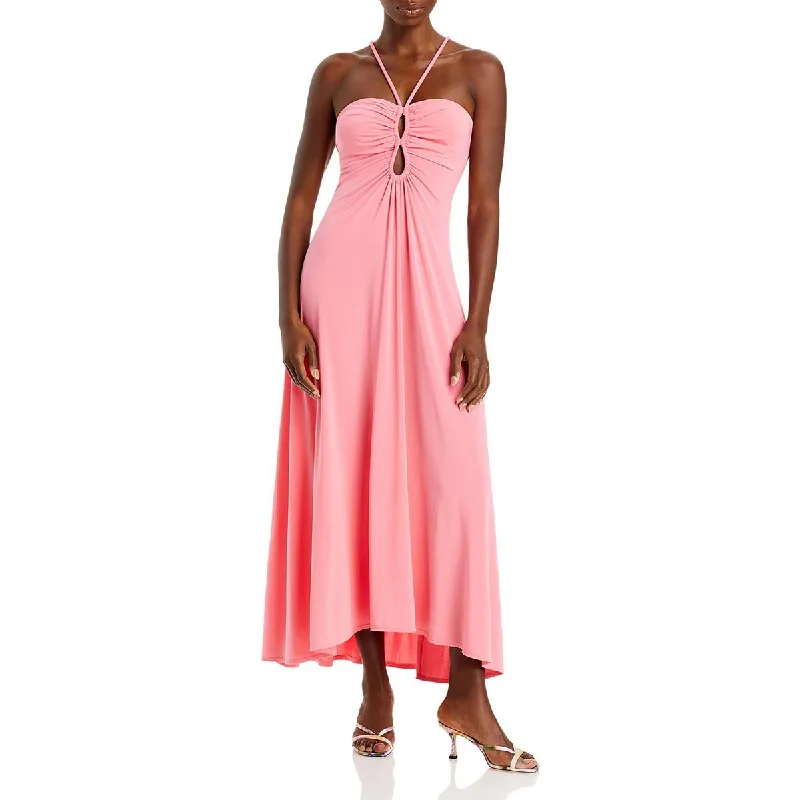 Trendy New Clothes A.L.C. Womens Julieta Halter Cut Out Maxi Dress