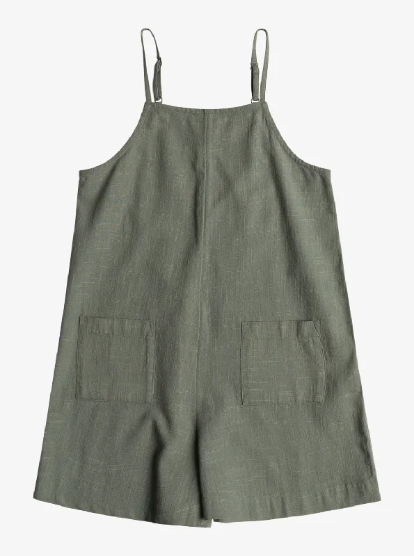 Boutique Dress Online Girls 4-16 Lavender Haze Romper - Agave Green