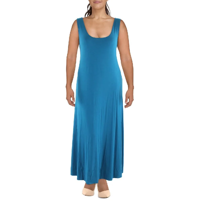 Chic Women’s Clothing Online 24seven Comfort Apparel Womens Plus Sleeveless Long Maxi Dress