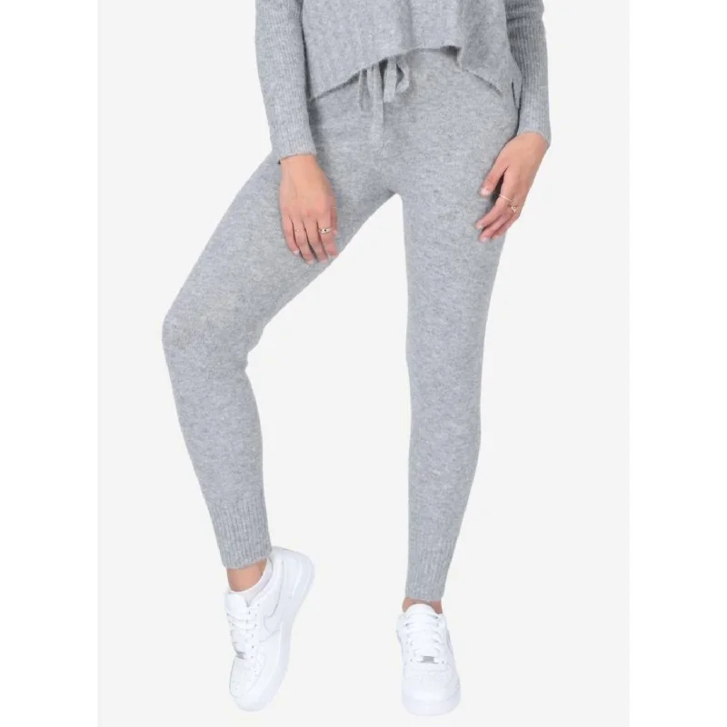 Luxury Women’s Fashion Juniper Knit Pants In Heather Grey