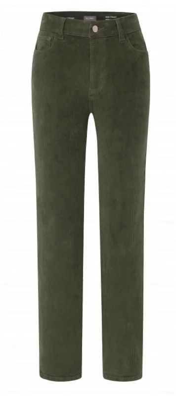 Comfortable Casual Women’s Clothing Women's Mara Straight Mid Rise Pants In Dryad