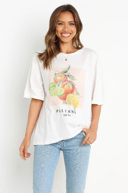 Best Clearance Sales Right Now Sicily Tee - White