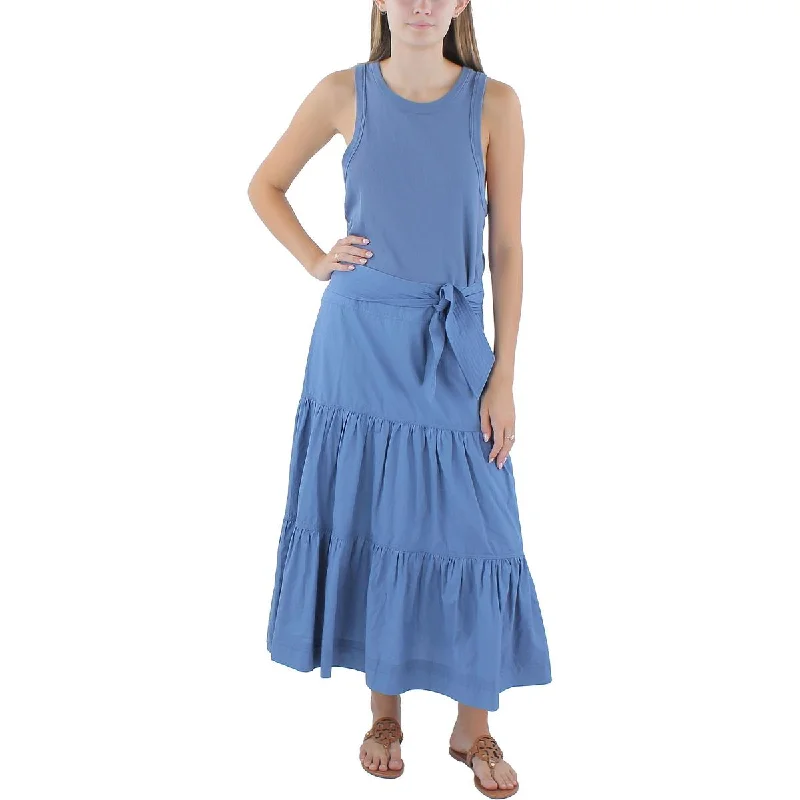 Elegant Women’s Clothing Online Veronica Beard Womens Full Length Tiered Maxi Dress