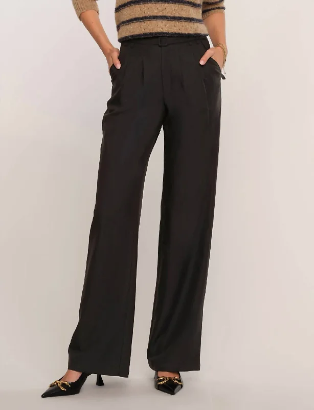 Minimalist Women’s Fashion Clothing Anjelika Pant In Black