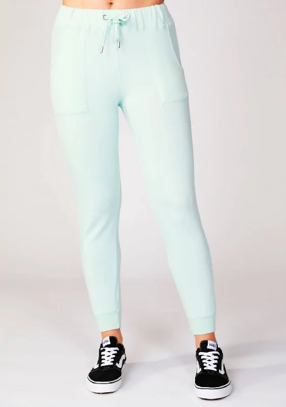 Stay Ahead In Style Joggers In Mist