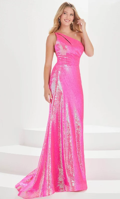 Absurdly Cheap Sale Tiffany Designs by Christina Wu 16006 - Sequined Prom Gown