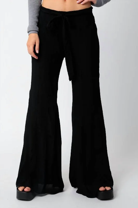 Attire Sale Sabrina Flare Pants In Black