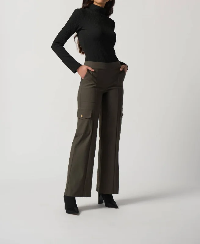 Affordable Women’s Clothing Sale Online Wide Leg Pant In Avocado/olive Green