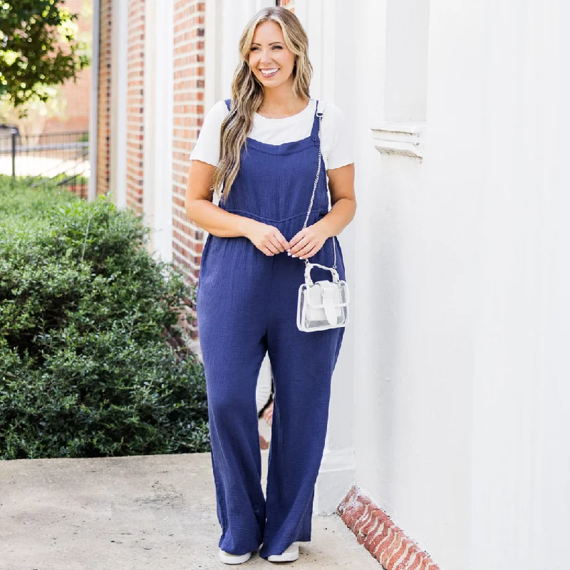 Affordable Online Boutique Vision To Creation Jumpsuit, Navy