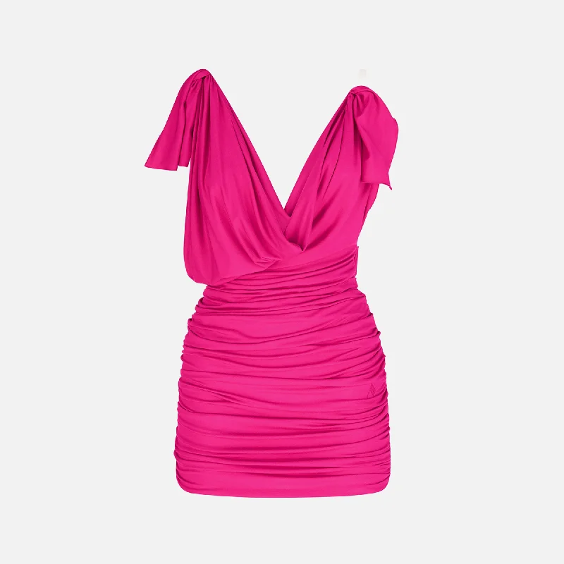 Trend Setting Wardrobe The Attico Mini Dress - Fuxia