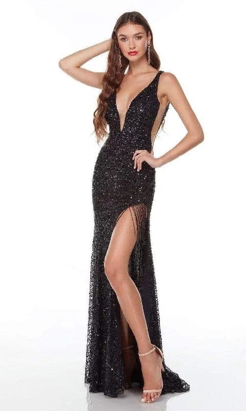 Modern Women’s Apparel Alyce Paris - 61216 Sleeveless Beaded Sheath Gown