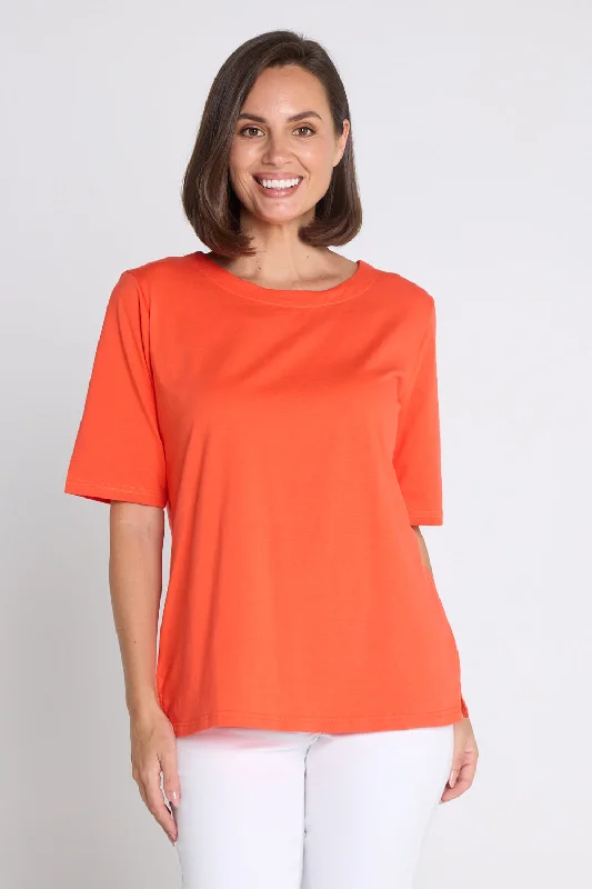 Trendy Women’s Apparel for All Seasons The Essential Tee - Orange