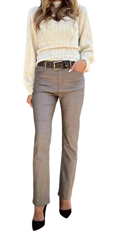 Flash Sale Or Flash Sales Novel Pant In Taupe Shimmer