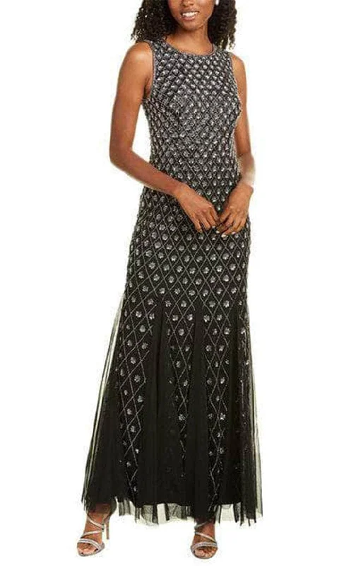 Trendy Urban Attire Aidan Mattox MD1E205789 - Sleeveless Beaded Formal Gown