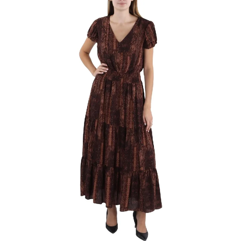 Exclusive Women’s Fashion Collection Nanette Nanette Lepore Womens Chiffon Long Maxi Dress