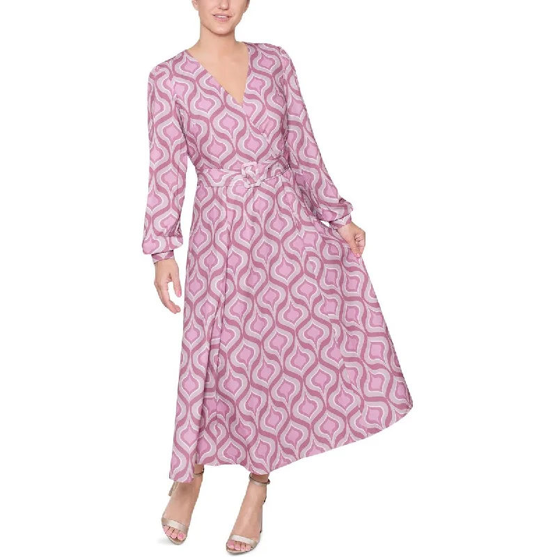 Trendy Pulse Rachel Rachel Roy Womens    Surplice Long Maxi Dress