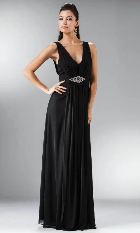 Exclusive Sale Ladivine 3914 - Formal Ruched Long Gown