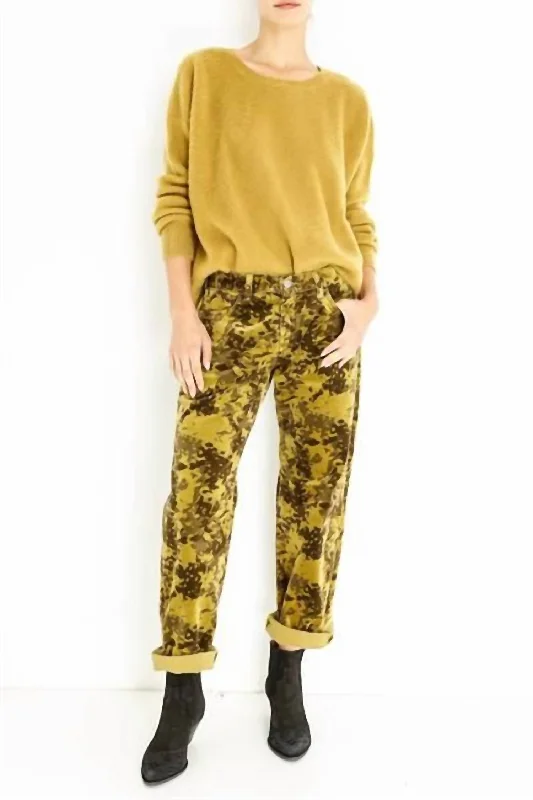 Chic Style, Always In Vogue Alosa Trousers In Olio